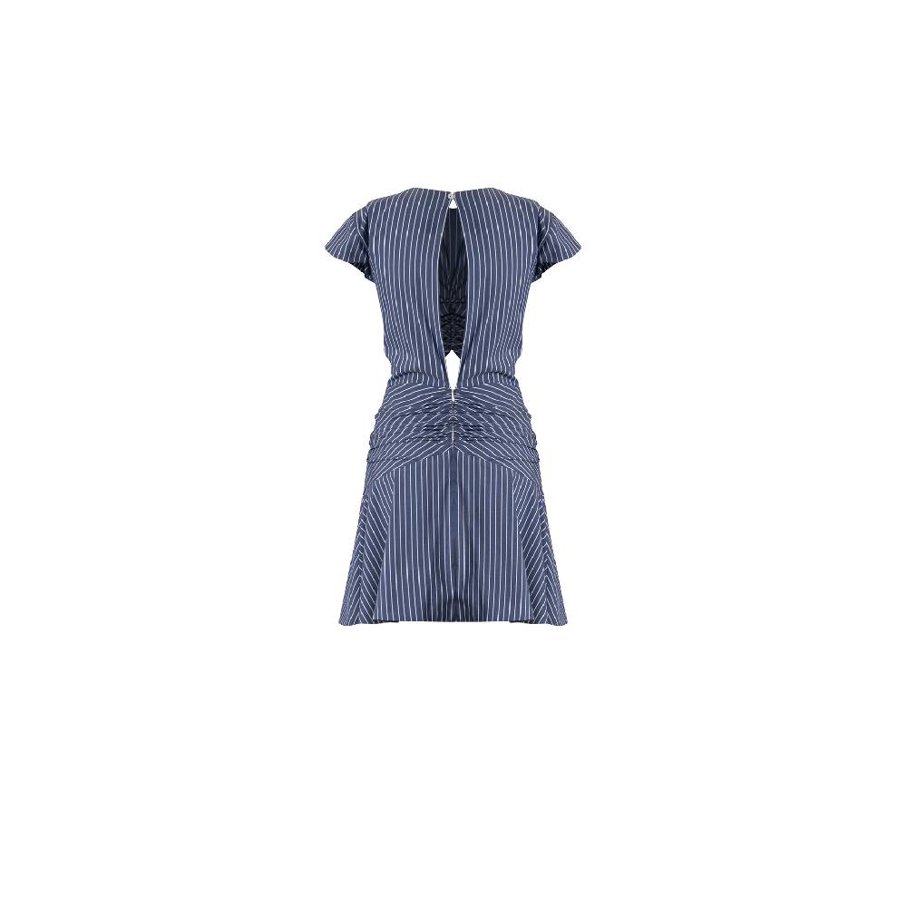 Nineminutes REVERSIBLE – THE BUTTERFLY DRESS COTTON STRIPE Fino Al -60%