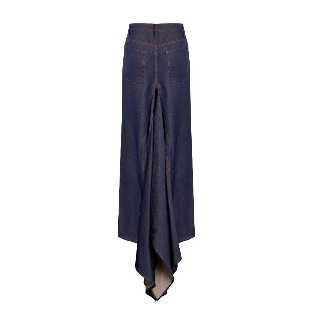Nineminutes REVERSIBLE – THE LONG MARY BLUE DENIM Sottocosto