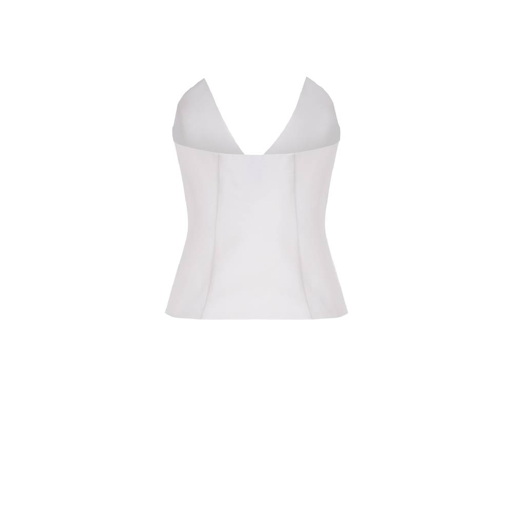 Nineminutes IMNOTPERFECT – THE RACHEL TOP WHITE Pezzi Unici