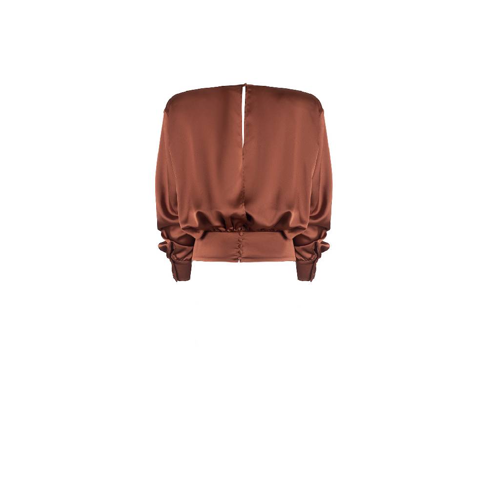 Nineminutes FW22.23 -THE GINA TOP BRONZE In Vendita