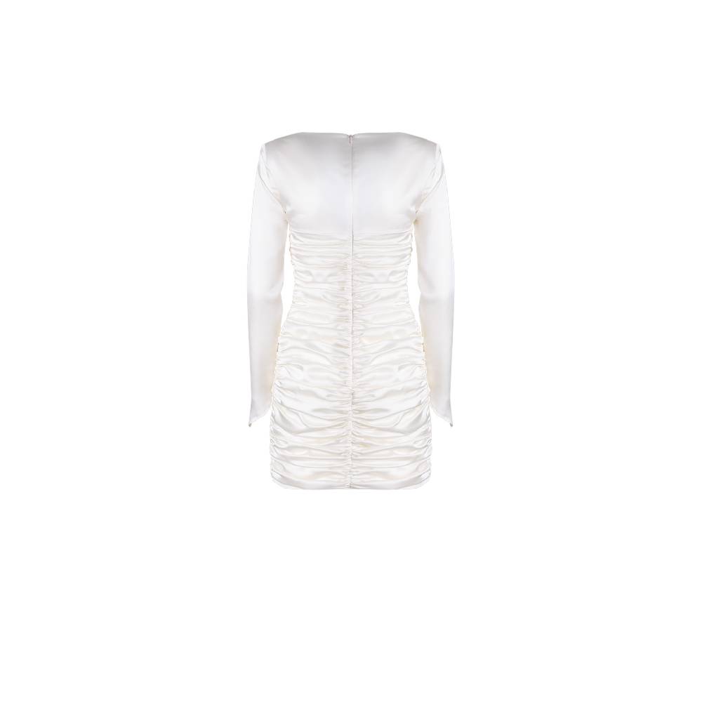 Nineminutes FW22.23 – THE JUN DRESS CHAMPAGNE Saldi Di Fabbrica