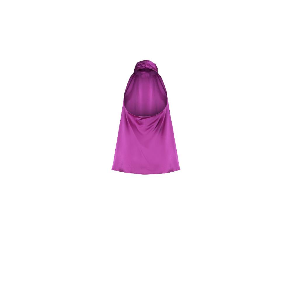 Nineminutes FW22.23 -THE ELVIRA TOP PLUM Convenienza