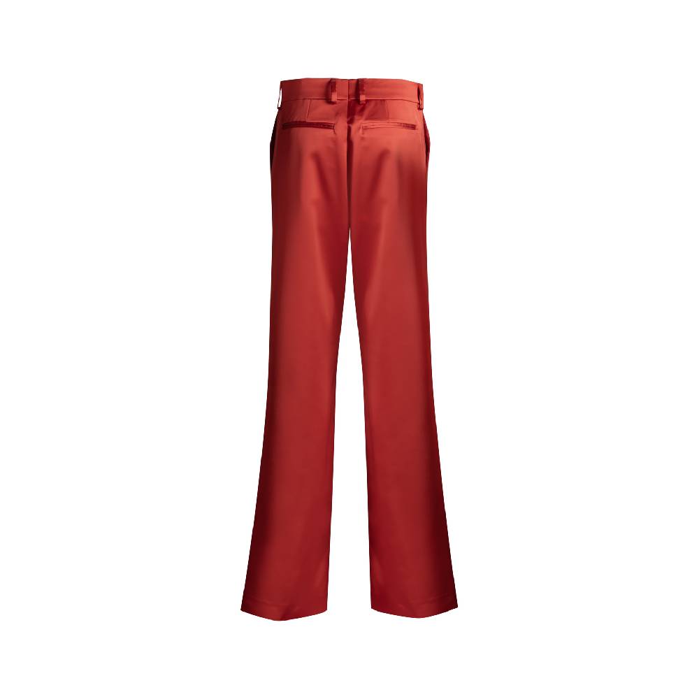 Nineminutes REVERSIBLE – THE WOMAN SUBMARINE PANTS SATIN ORANGE Prezzo Ridotto