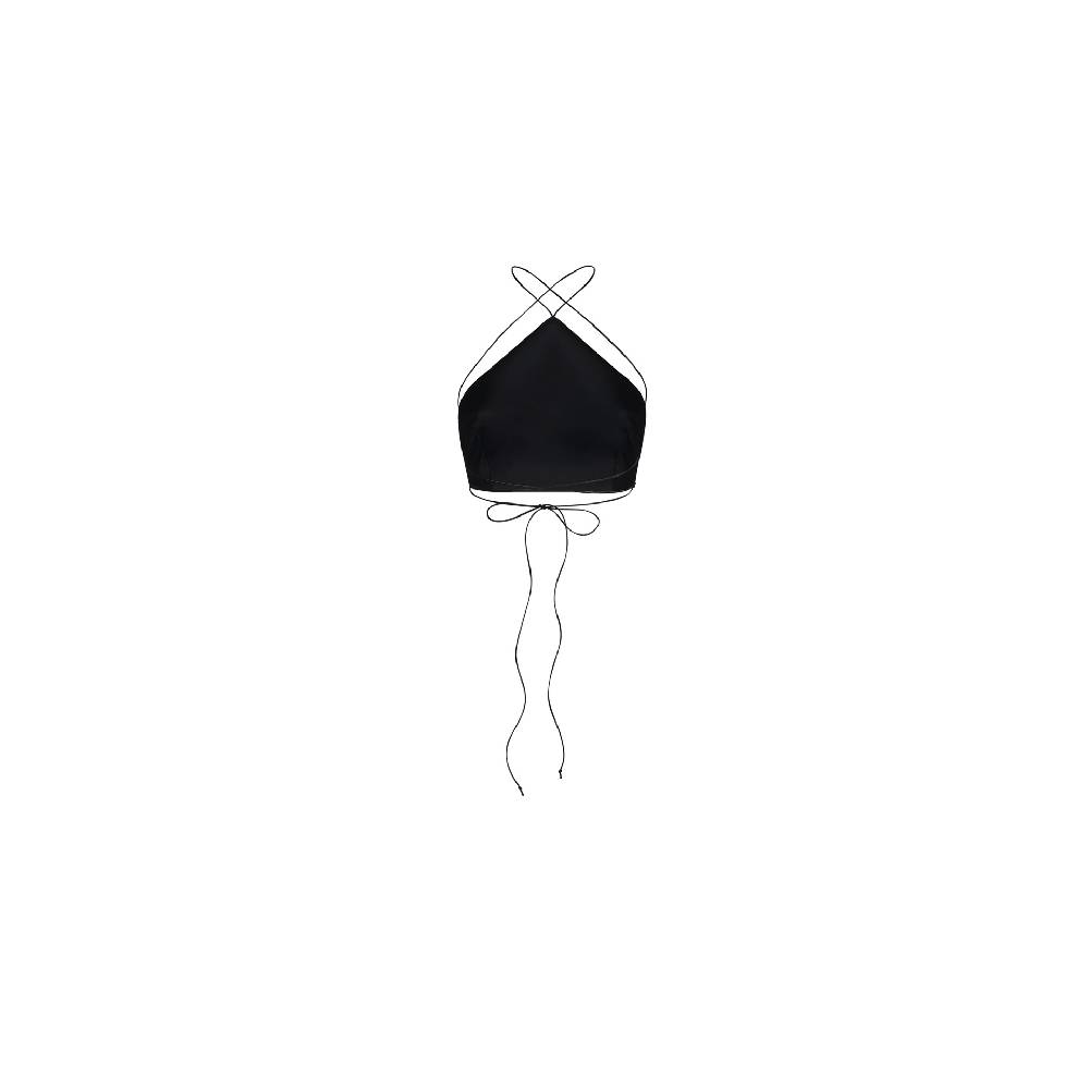 Nineminutes IMNOTPERFECT – THE TOMI TOP DOUBLE BLACK Nuovo