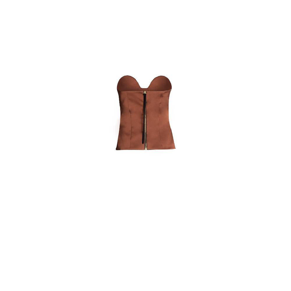 Nineminutes IMNOTPERFECT – THE KATE TOP BRONZE Fino Al -60%