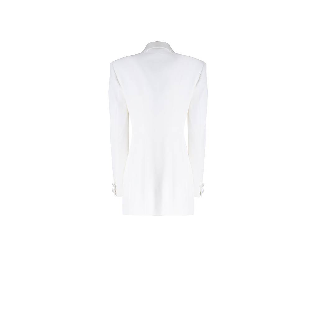 Nineminutes IMNOTPERFECT – THE DOUBLE BLAZER DRESS WHITE Saldi Di Fabbrica