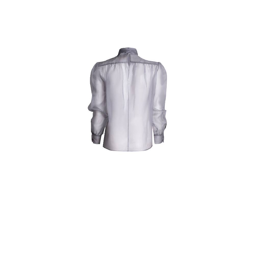 Nineminutes IMNOTPERFECT – THE DANIELLE TOP ORGANZA GREY Limitato a 3 giorni