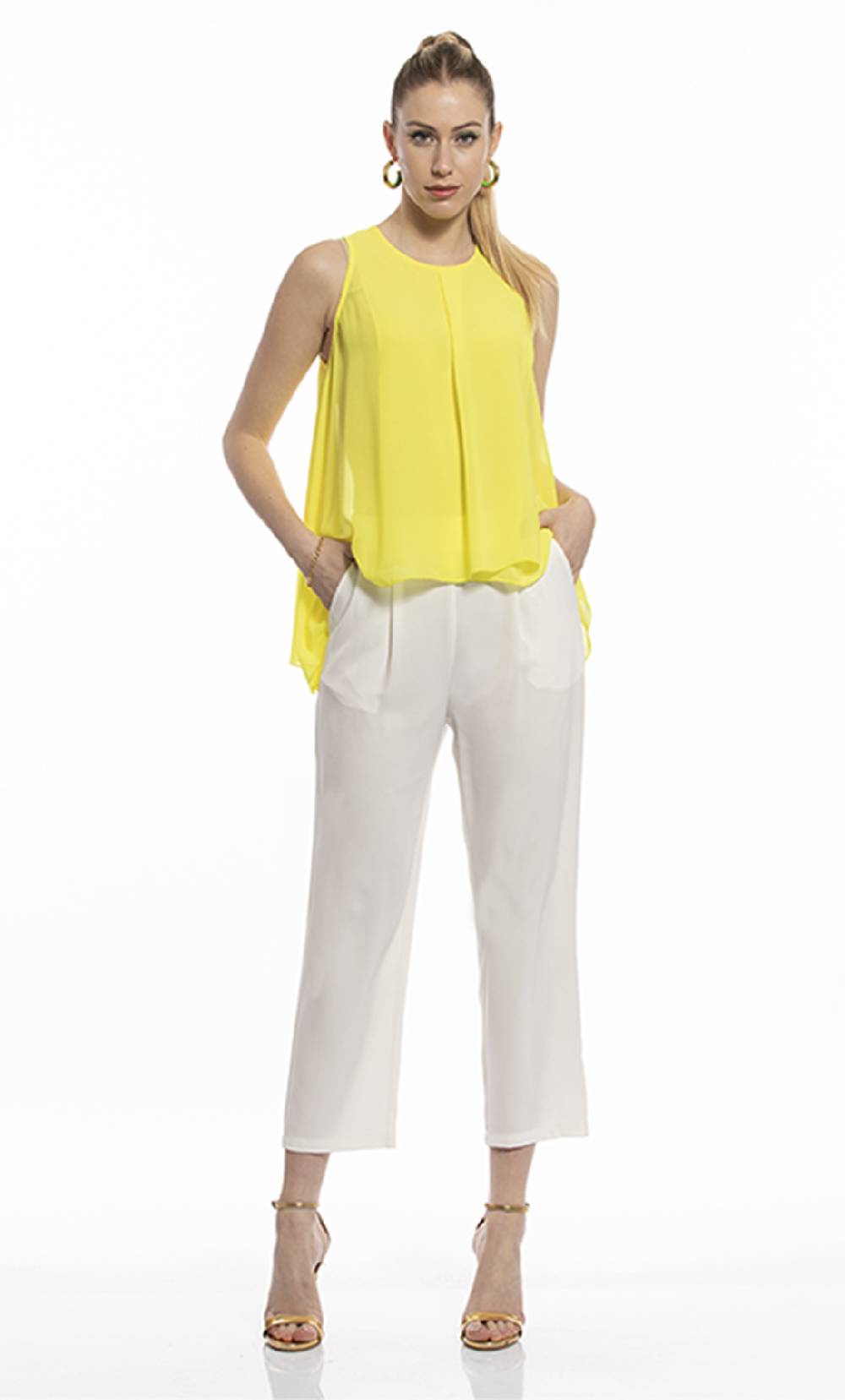 Koralline TOP CON PANNELLI Moda