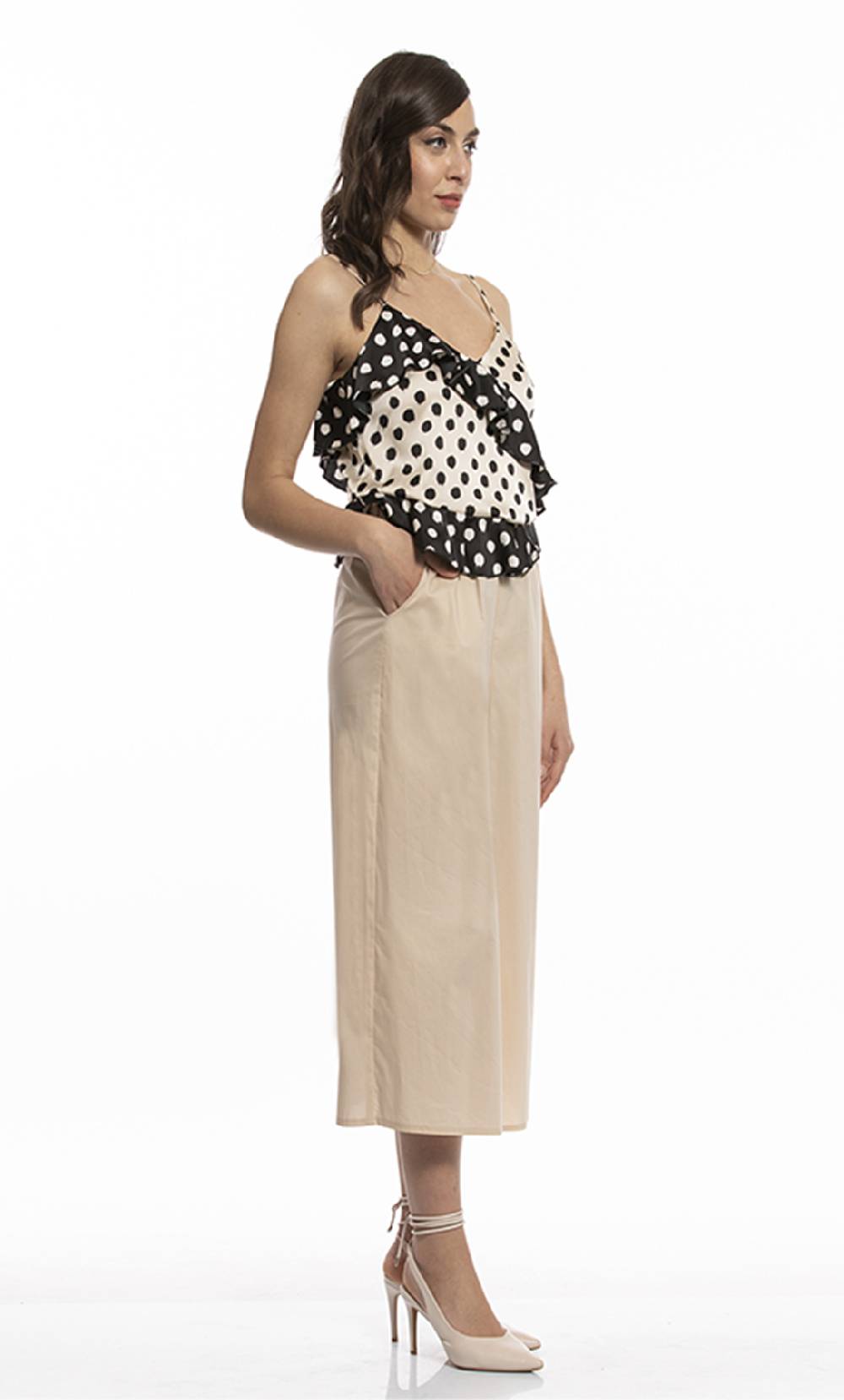 Koralline TOP A BALZE IN STAMPA POIS Shopping Online