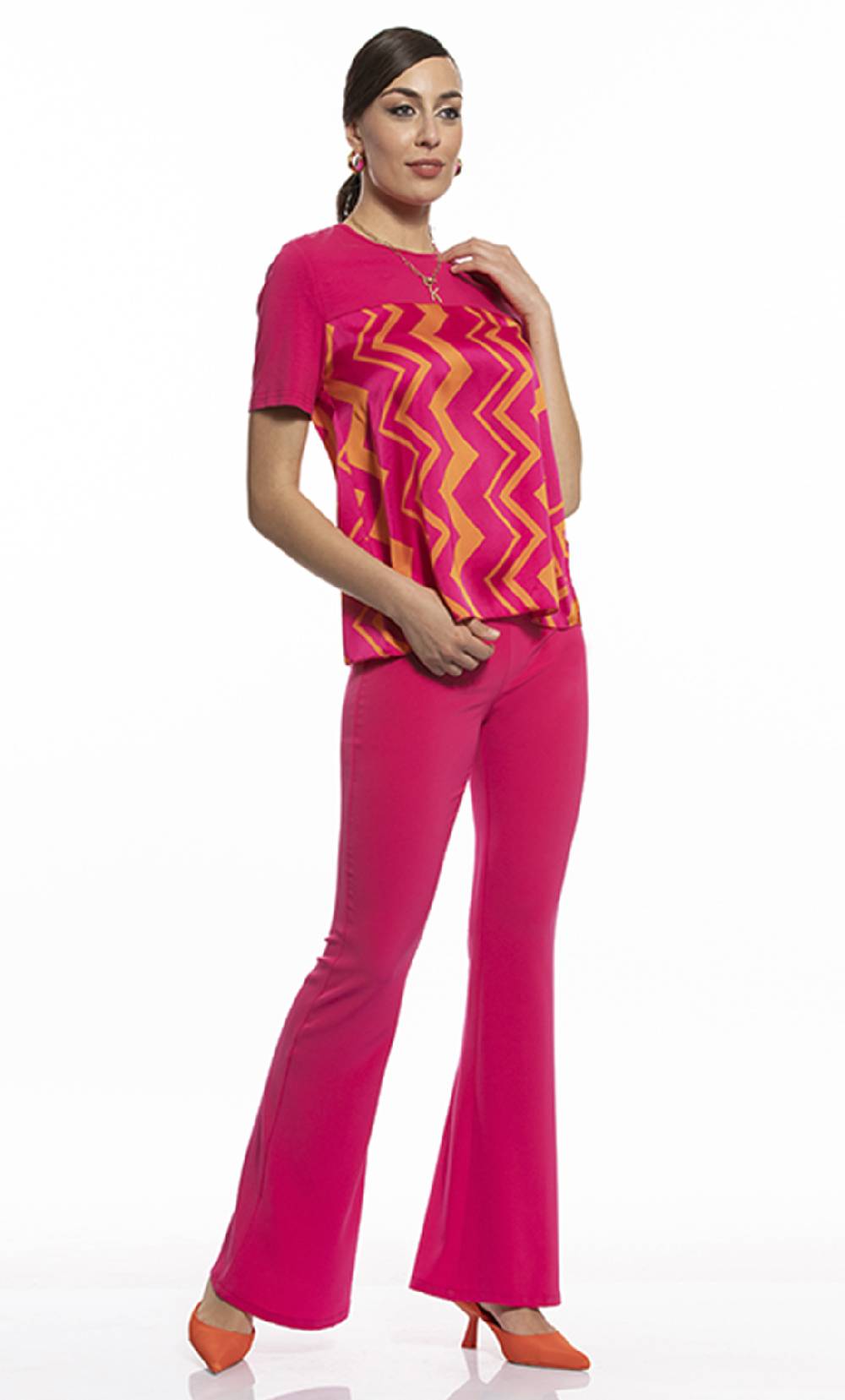 Koralline T-SHIRT CON PANNELLO STAMPATO Affare Del Giorno