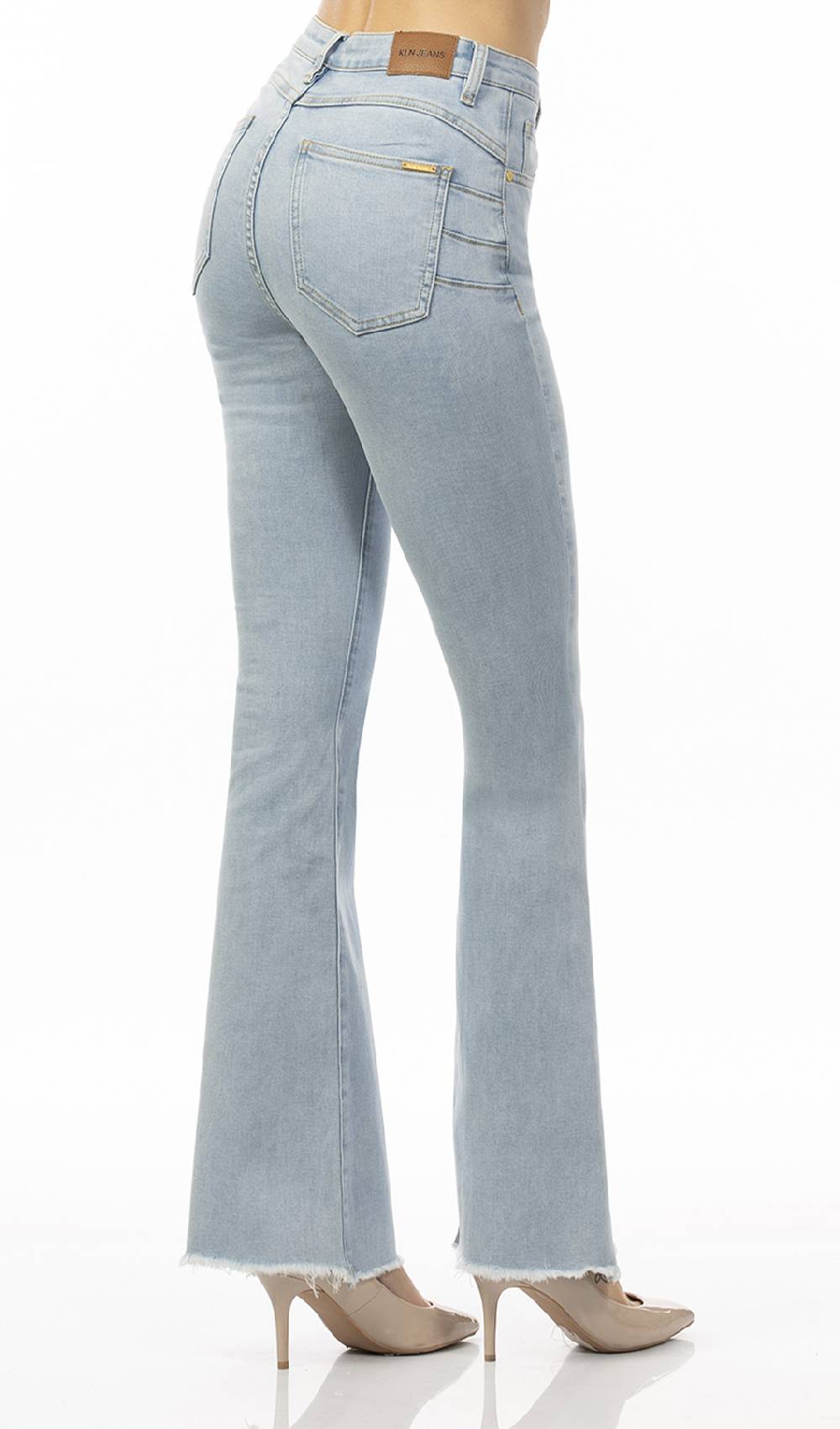 Koralline JEANS ZAMPA CON ORLO SFRANGIATO Novità