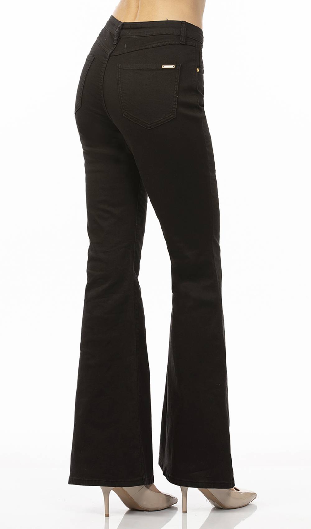 Koralline PANTALONE TINTO CAPO A ZAMPA Presa