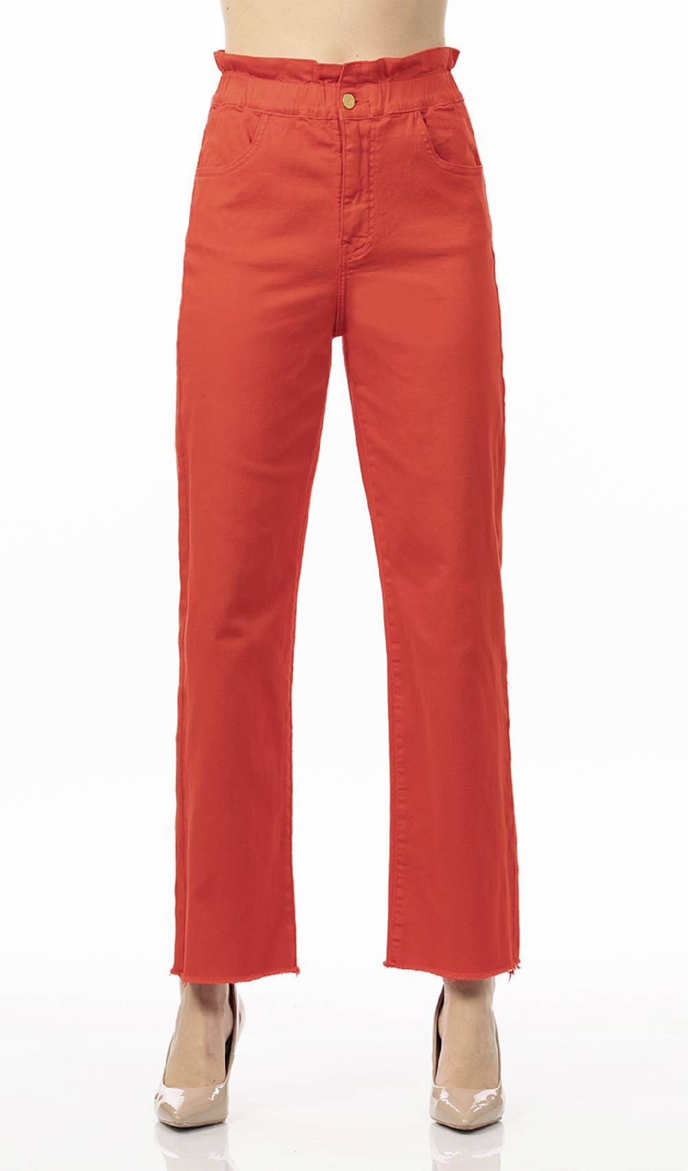 Koralline PANTALONE TINTO CAPO CON ELASTICO IN VITA Economico