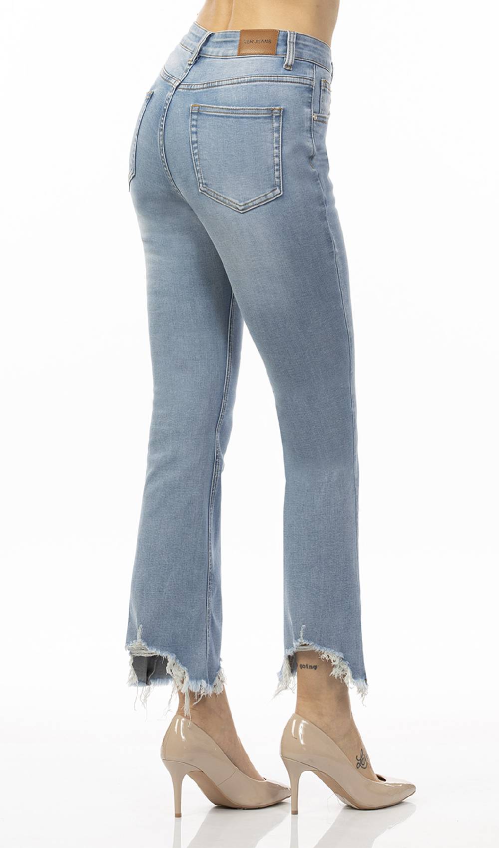 Koralline JEANS CON ORLO CONSUMATO Outlet