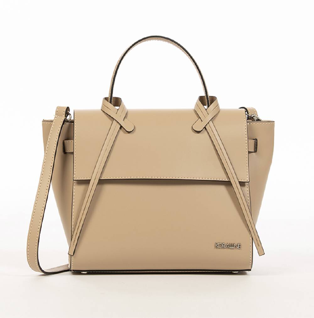 Koralline BORSA IN PELLE CON LACCETTI AL MANICO Vendite Flash