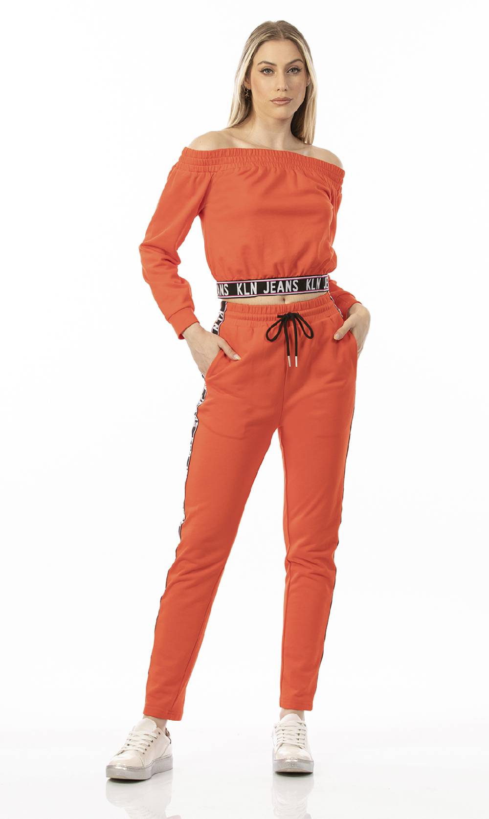 Koralline PANTALONE IN FELPA CON ELASTICO LOGATO