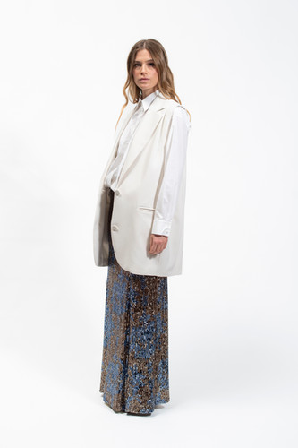 Olla Parèg GILET OVER IN CREPE STRETCH Sottocosto