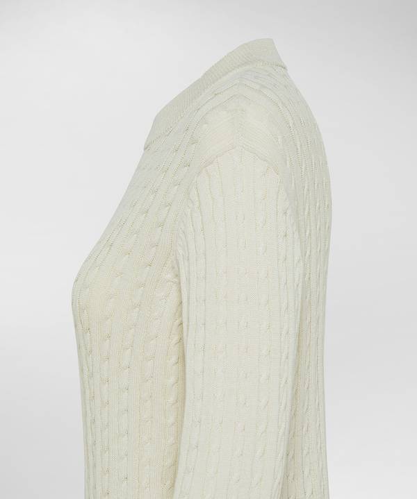 Peuterey Maglia a treccia in tricot di cotone Sottocosto