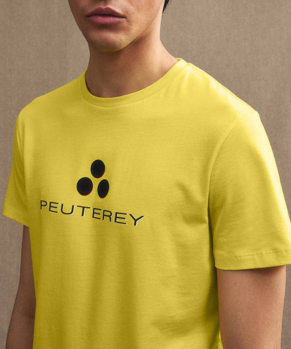 Peuterey T-shirt logata di cotone In Vendita