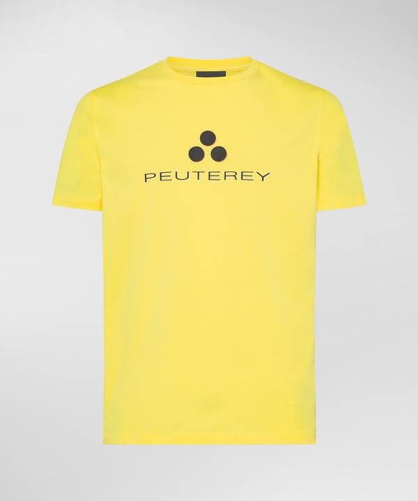 Peuterey T-shirt logata di cotone In Vendita