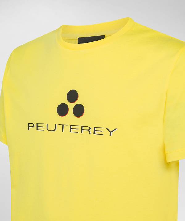 Peuterey T-shirt logata di cotone In Vendita