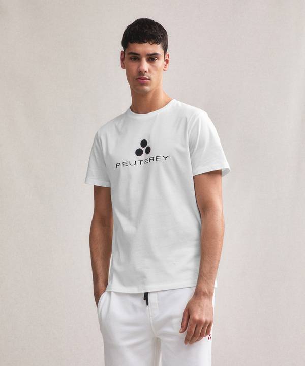 Peuterey T-shirt logata di cotone Offerte