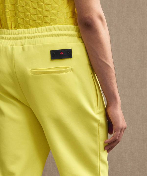 Peuterey Pantaloni joggers in cotone stretch con nastrature Hotsell