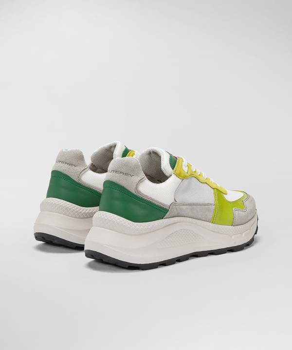 Peuterey Sneakers in pelle con dettagli nylon e nappa Vendita Calda