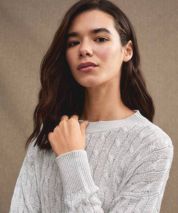 Peuterey Maglia a trecce con paillettes Italia