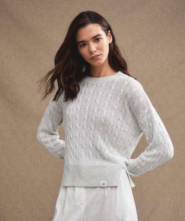 Peuterey Maglia a trecce con paillettes Italia