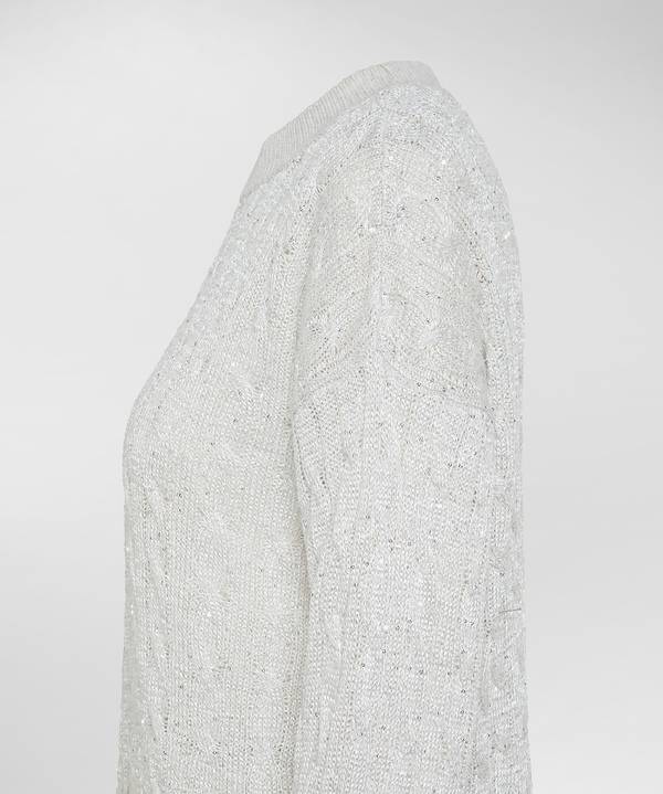 Peuterey Maglia a trecce con paillettes Italia