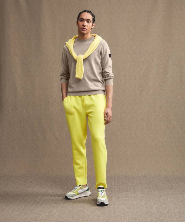 Peuterey Maglia tricot con logo ricamato