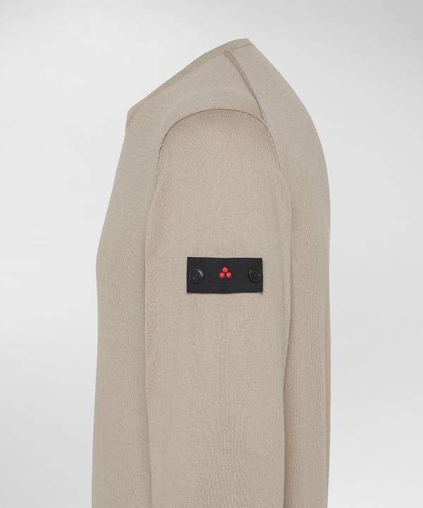 Peuterey Maglia tricot con logo ricamato Vendita