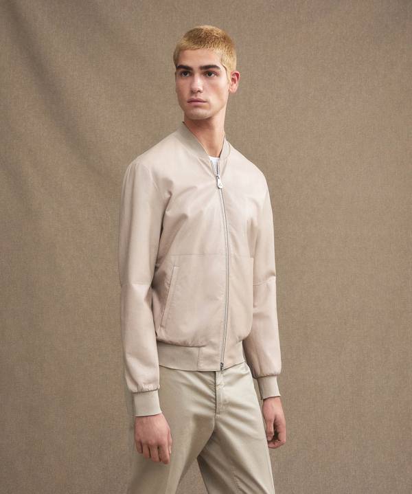 Peuterey Giacca bomber in pelle Spedizione Gratuita