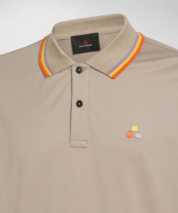Peuterey Polo in piquet stretch di cotone e seta Consegna Veloce