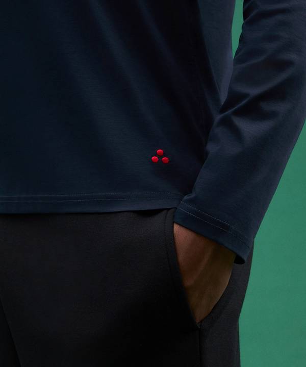 Peuterey Maglia Maniche Lunghe In Morbido Cotone Offerta