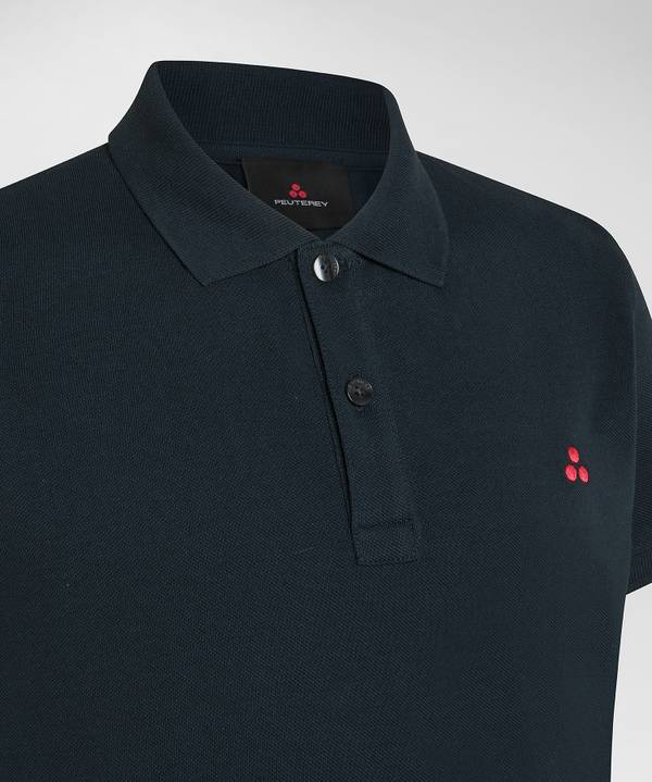 Peuterey Polo in piquet 100% cotone In Saldo