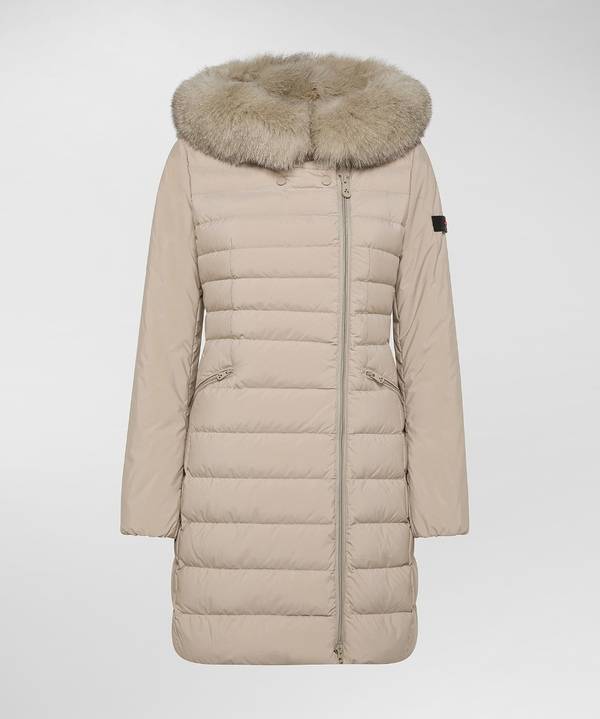 Peuterey Piumino Slim Con Pelliccia Nuova