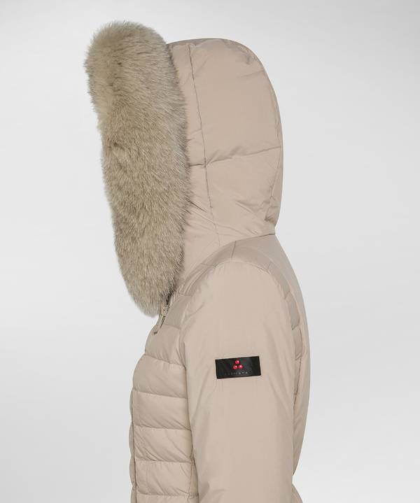 Peuterey Piumino Slim Con Pelliccia Nuova