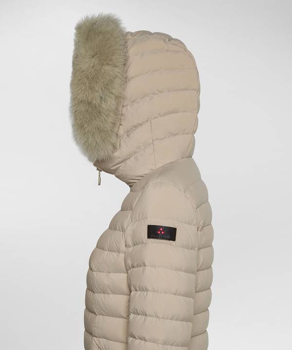 Peuterey Piumino Slim Con Pelliccia Promozione