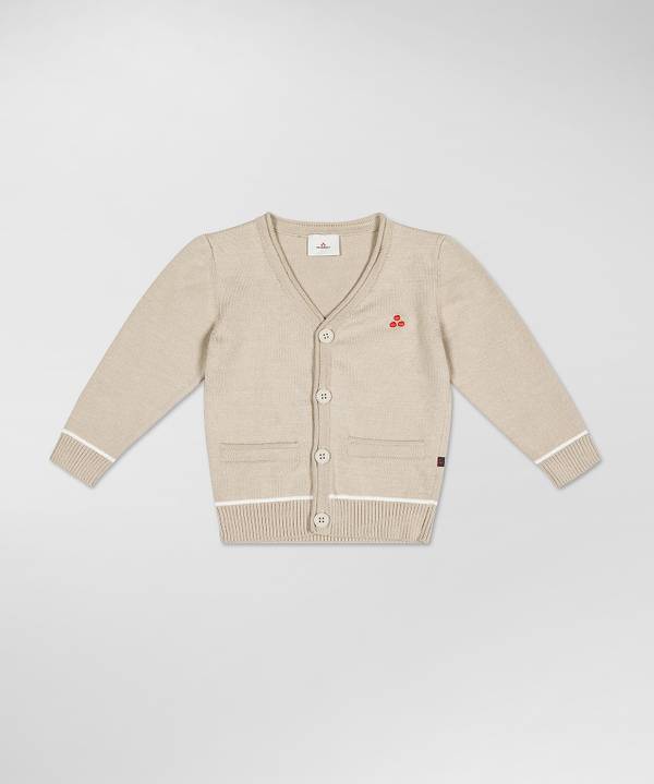 Peuterey Cardigan in tricot di cotone Online