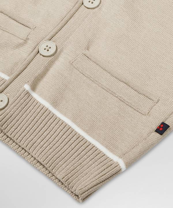 Peuterey Cardigan in tricot di cotone Online