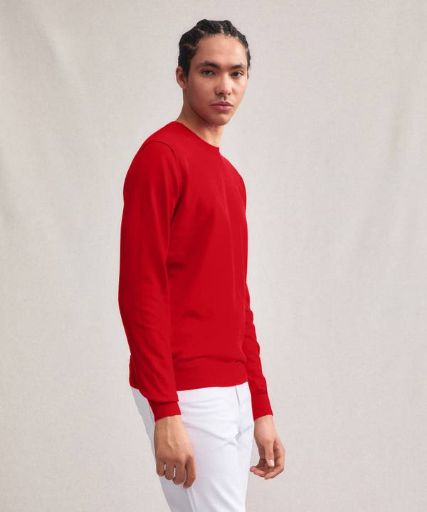 Peuterey Maglia tricot con logo ricamato Vendita Calda