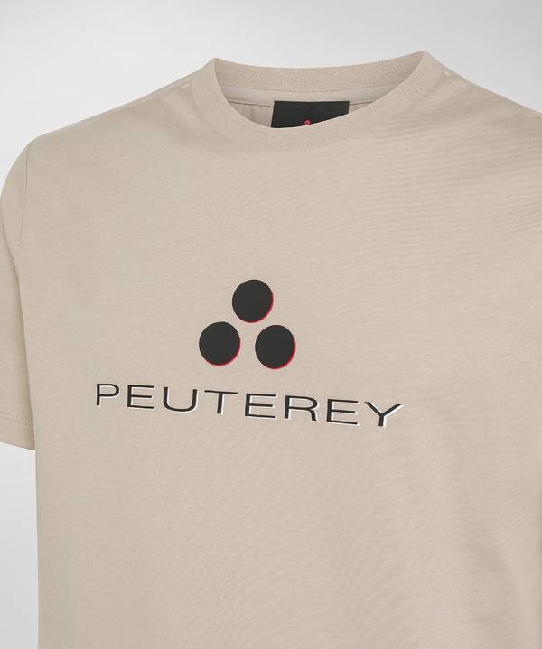 Peuterey T-shirt logata di cotone Vendita Economica