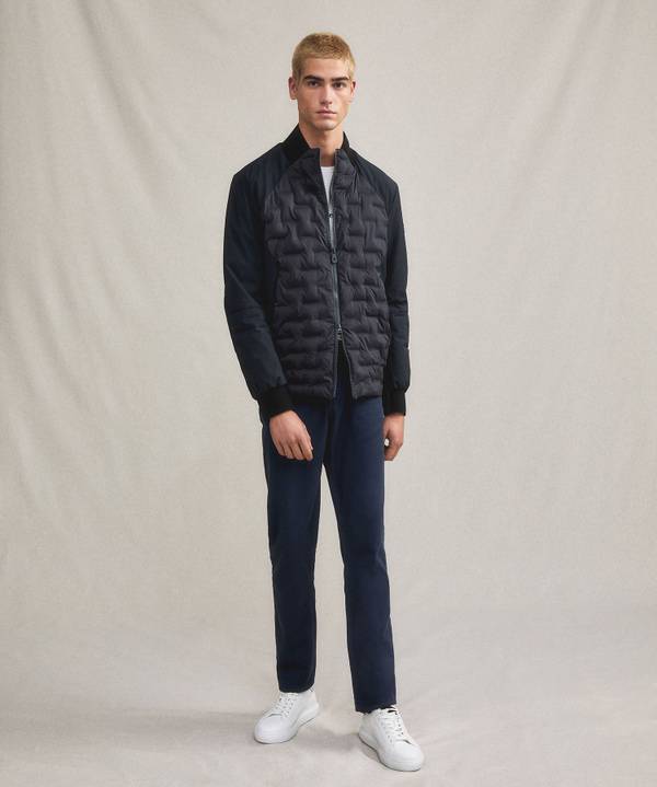 Peuterey Bomber stretch con imbottitura jaquard Nuova