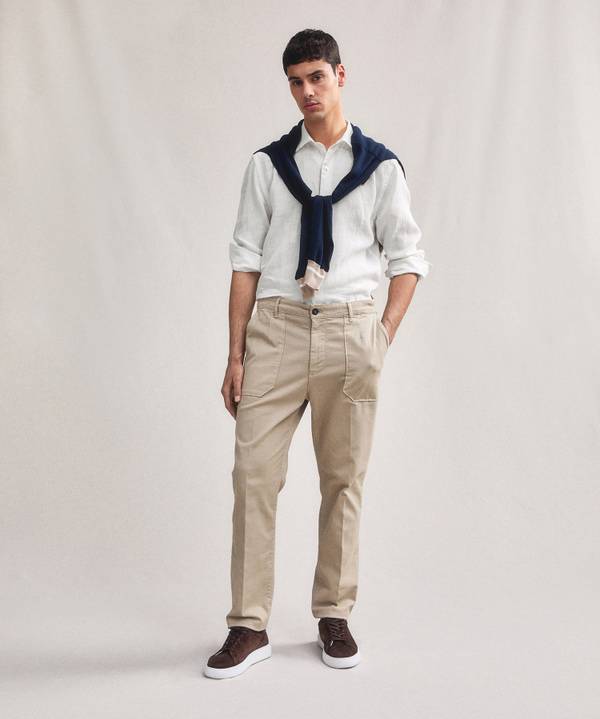 Peuterey Camicia in lino