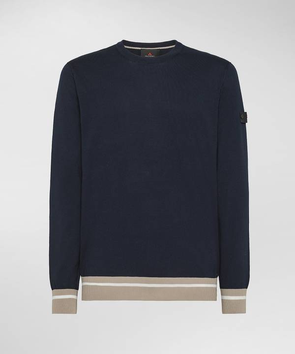 Peuterey Maglia tricot con dettagli rigati 2025