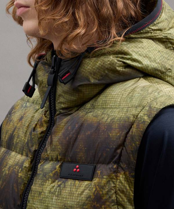 Peuterey Gilet Tie-Dye In Nylon Ripstop Novità