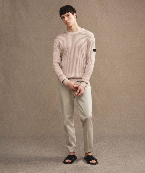 Peuterey Maglia a trecce in tricot di cotone Vendite Flash