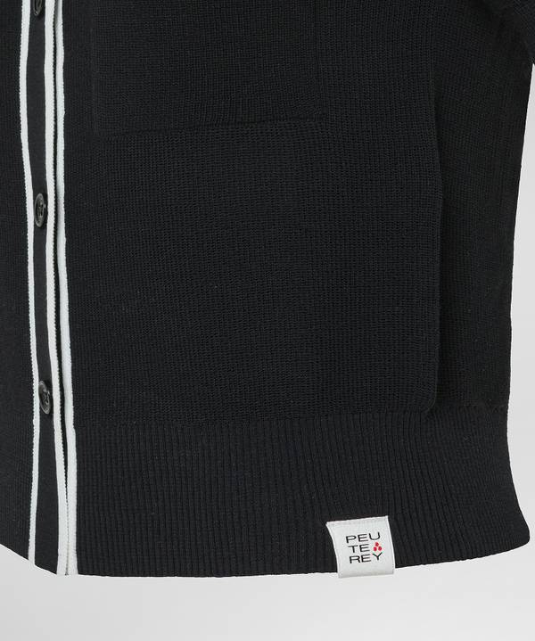 Peuterey Cardigan manica corta con tasche al petto Promozione